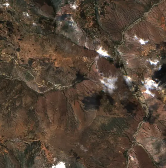 After — Paucar (Sentinel-2, 2026-09-01)