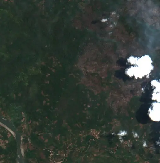 After — RIO TAMBO (Sentinel-2, 2026-10-13)