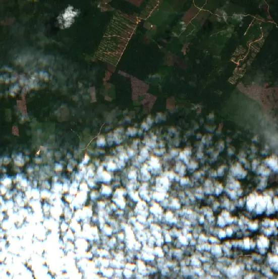 After — Nueva Requena (Sentinel-2, 2026-09-06)