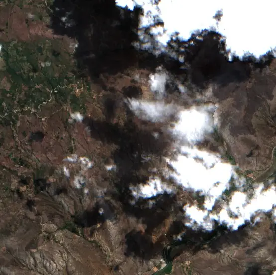 After — Pucará (Sentinel-2, 2026-09-02)