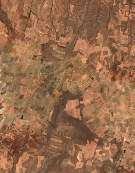 Öncesi — Karaburç Köyü (Sentinel-2, 2026-09-09)