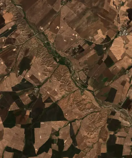 After — Sur (Sentinel-2, 2026-10-10)