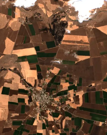 After — Siverek (Sentinel-2, 2026-09-30)