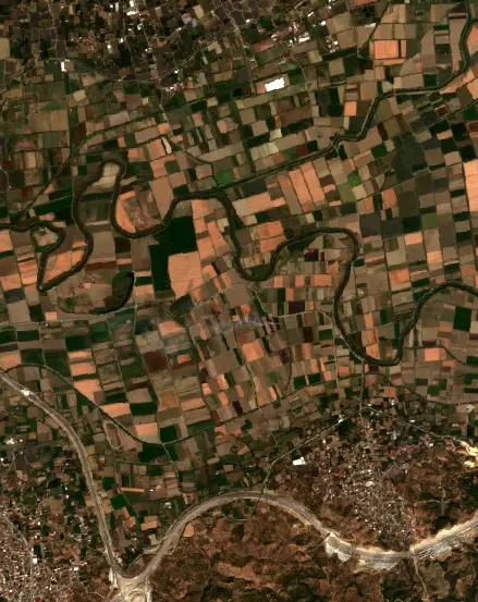 After — Yenipazar (Sentinel-2, 2026-10-10)