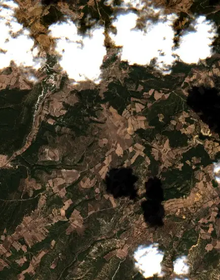 After — Banaz (Sentinel-2, 2026-10-05)