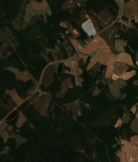 After — Twiggs County (Sentinel-2, 2026-10-22)