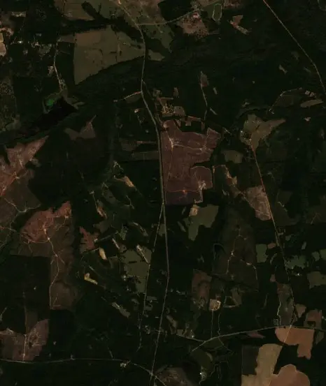 After — Burke County (Sentinel-2, 2026-10-22)