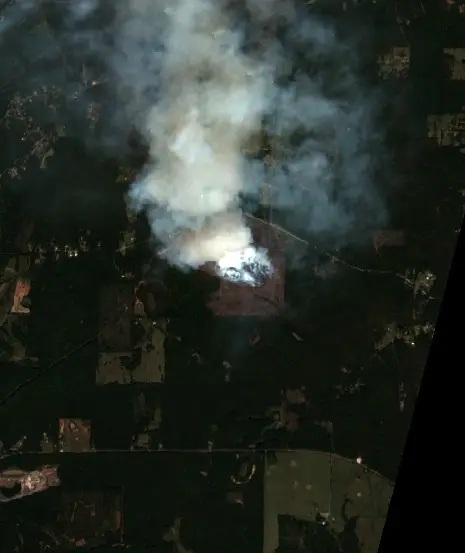 After — Talladega County (Sentinel-2, 2026-10-23)