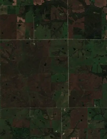 After — Hamilton Township (Sentinel-2, 2026-10-22)