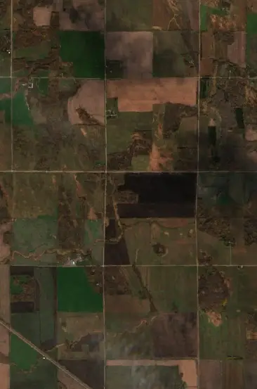 After — Kittson County (Sentinel-2, 2026-10-23)