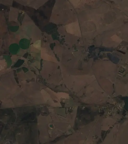 After — Dannhauser (Sentinel-2, 2026-09-09)