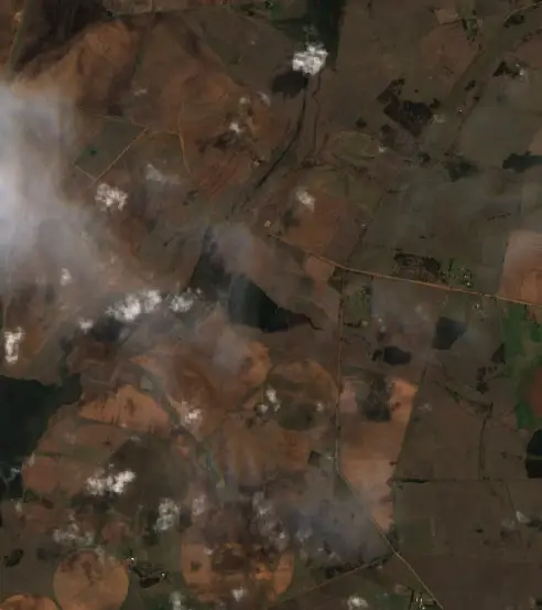 After — Abaqulusi Local Municipality (Sentinel-2, 2026-09-21)