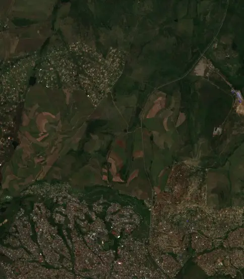 After — uMshwathi Local Municipality (Sentinel-2, 2026-10-09)