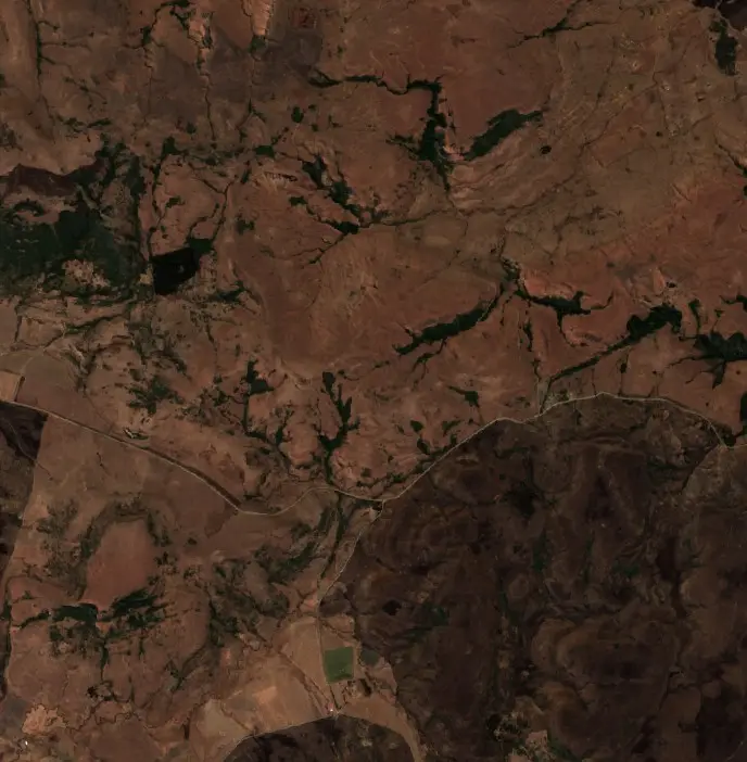Before — eMadlangeni Local Municipality (Sentinel-2, 2026-08-25)