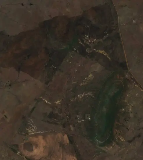 After — eMadlangeni Local Municipality (Sentinel-2, 2026-09-09)