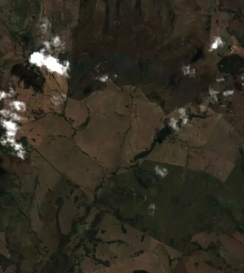 After — eMadlangeni Local Municipality (Sentinel-2, 2026-09-22)