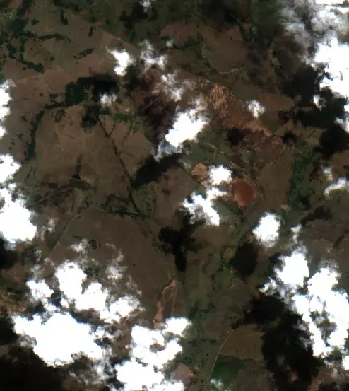 After — eMadlangeni Local Municipality (Sentinel-2, 2026-09-24)