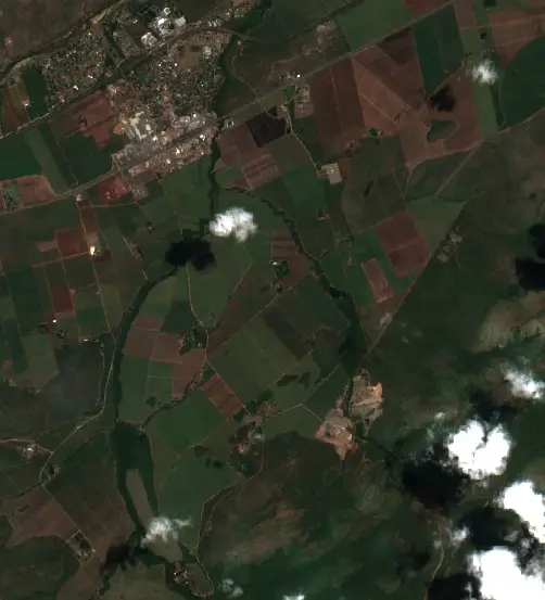 After — Malalane (Sentinel-2, 2026-10-14)