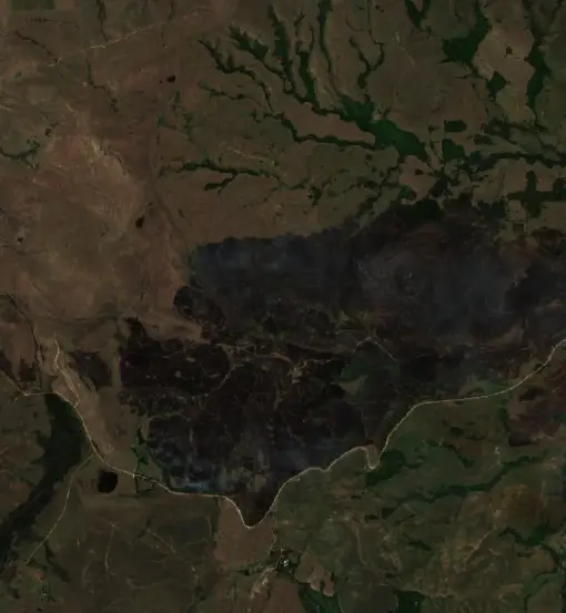 After — Newcastle Local Municipality (Sentinel-2, 2026-10-09)