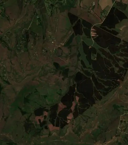 After — Okhahlamba Local Municipality (Sentinel-2, 2026-10-12)