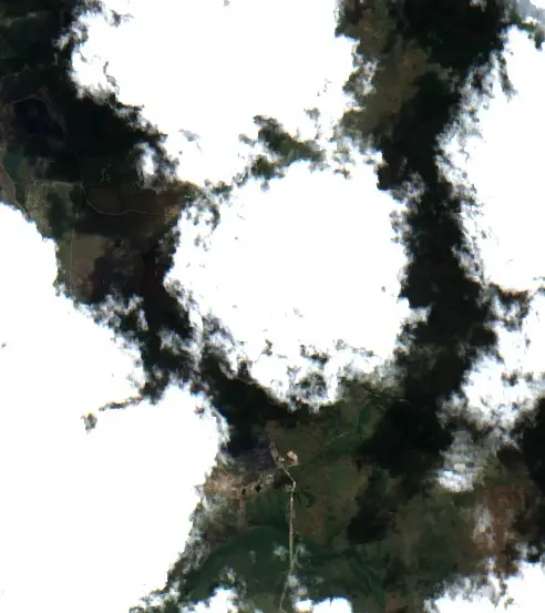 After — Ngagane (Sentinel-2, 2026-10-04)