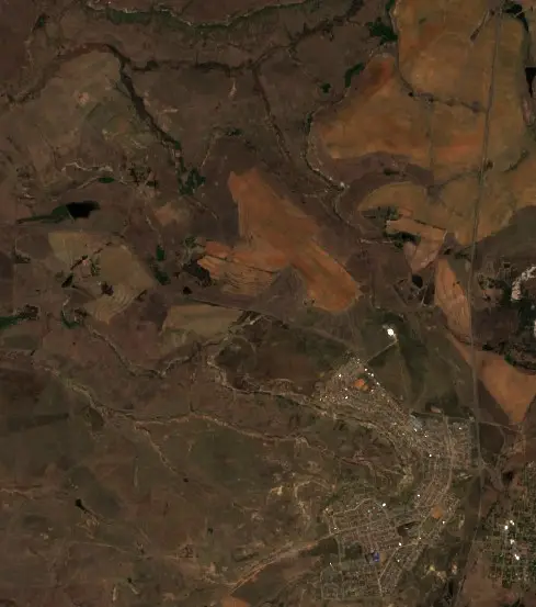 After — Fouriesburg (Sentinel-2, 2026-09-12)