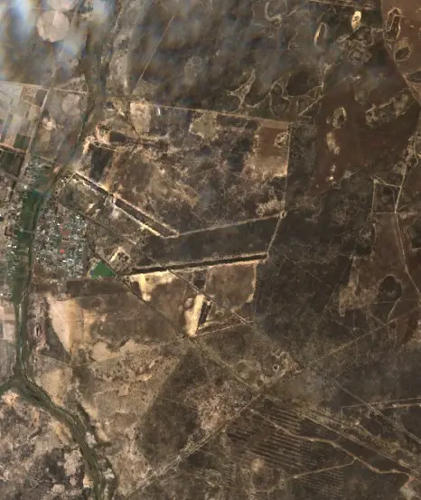 After — Hopefield (Sentinel-2, 2026-10-14)